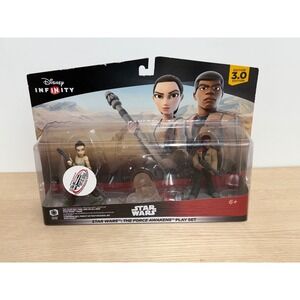 Disney Infinity 30 Edition Star Wars The Force Awakens Play Set Figures Rey Finn